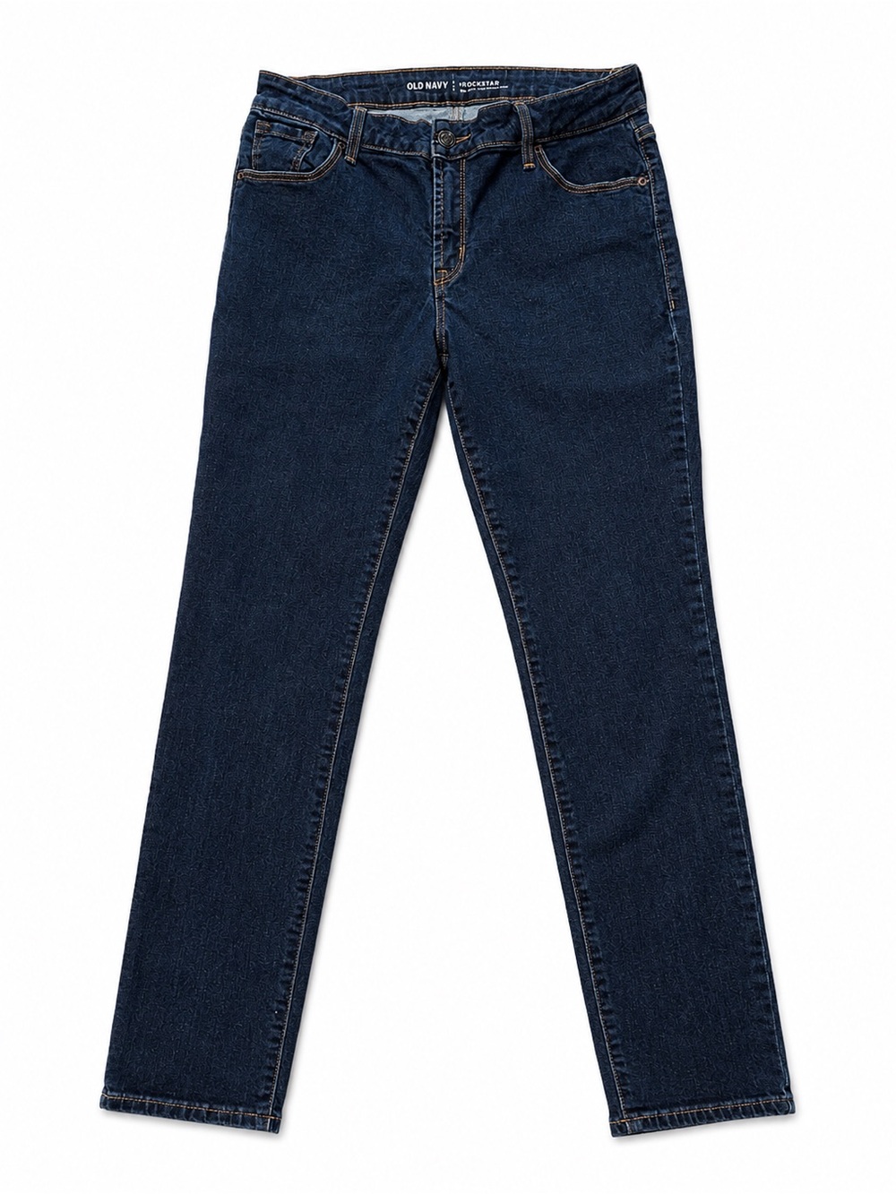 Old Navy Rockstar Dark Blue Mid-Rise Skinny Jeans Women’s Size 10 Short Y2K